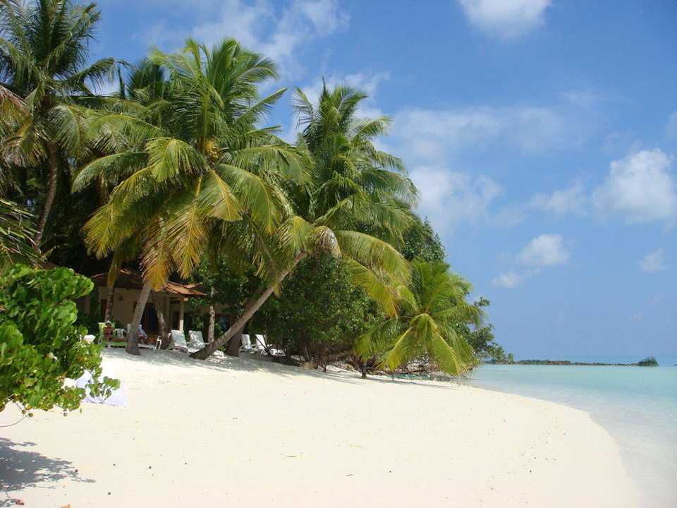 Ausblick aus dem Bungalow Summer Island Maldives