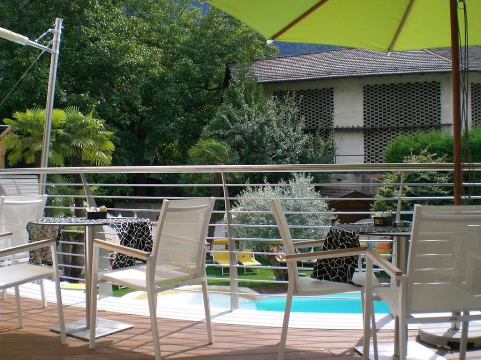 Terrasse des Hotels  Hotel Mühlbacherhof