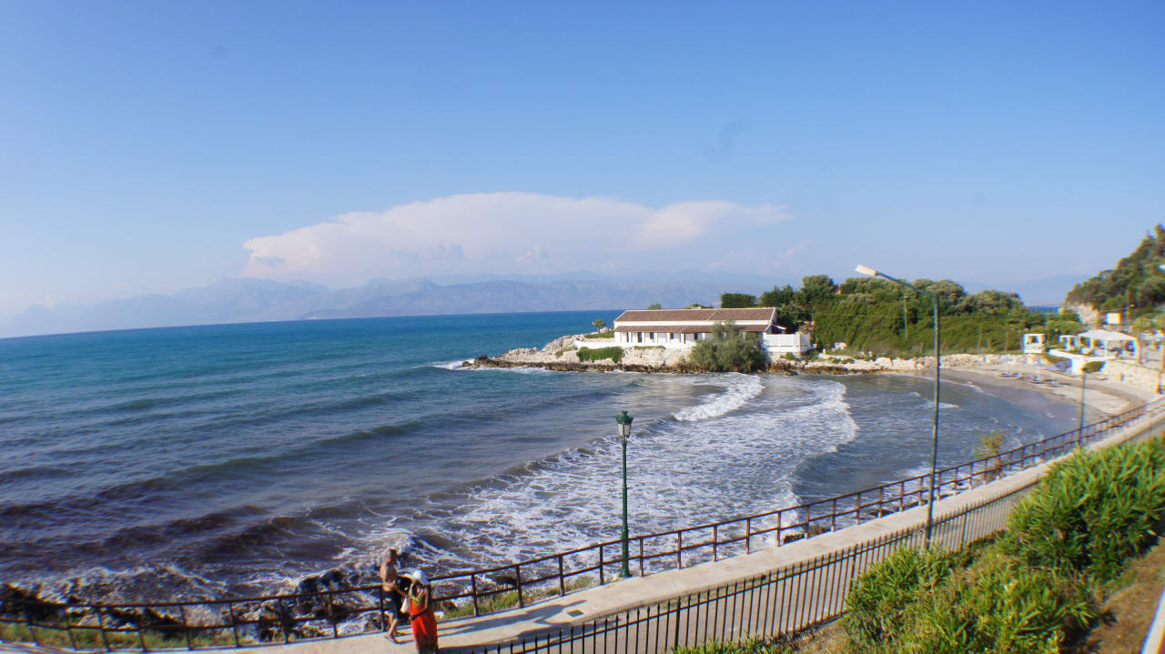 Blick vom Pool Hotel Mareblue Beach