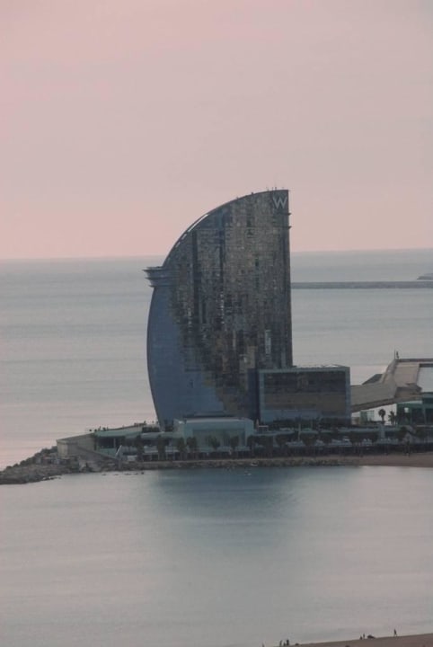 Blick aus unserem Zimmer Hotel Arts Barcelona