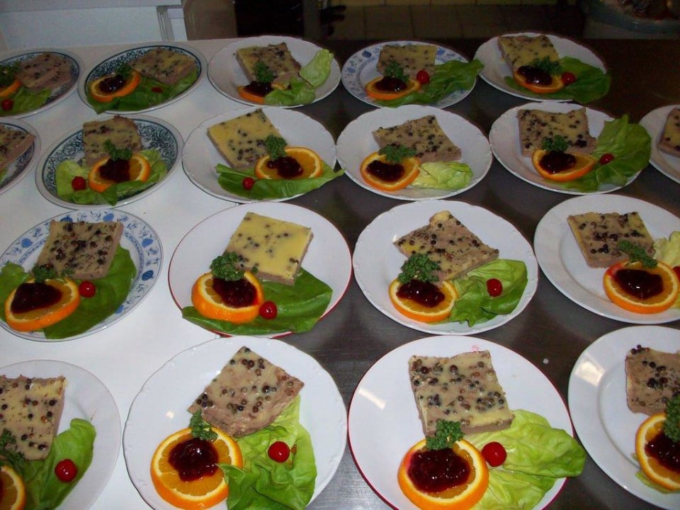 Silvester-Vorspeise Pension Kfely Mühle