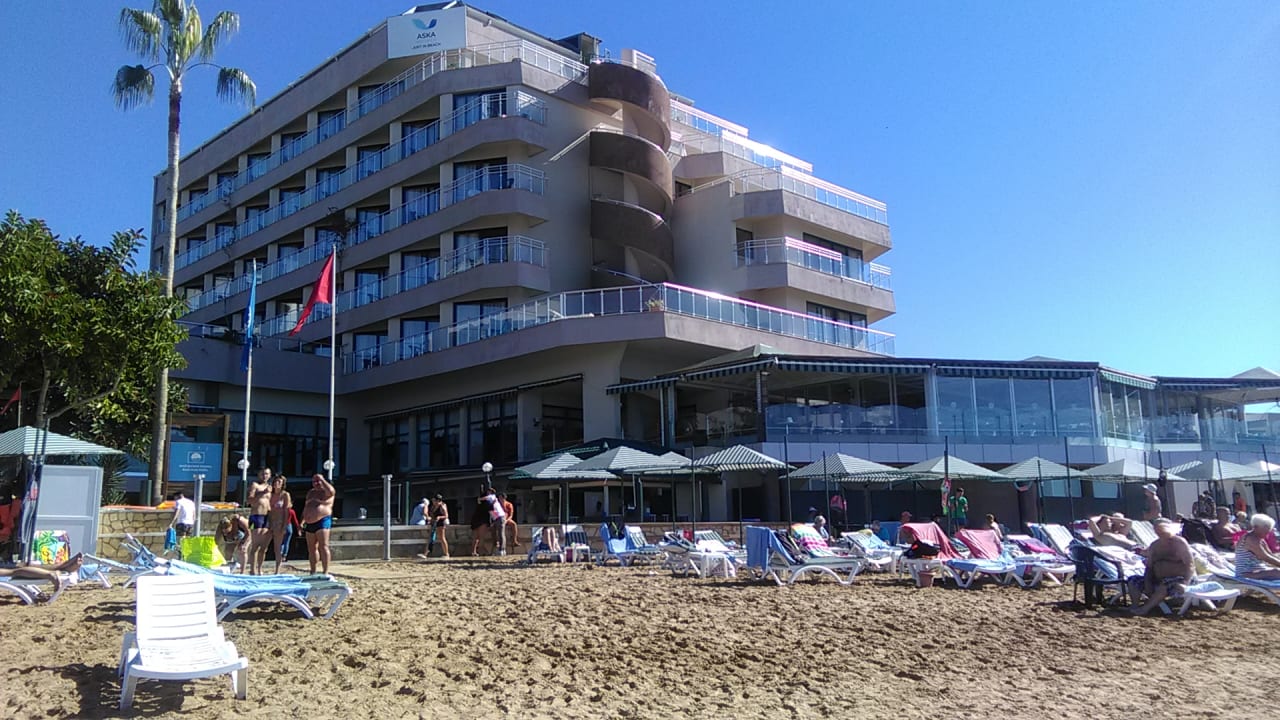 Außenansicht Aska Hotel Just in Beach