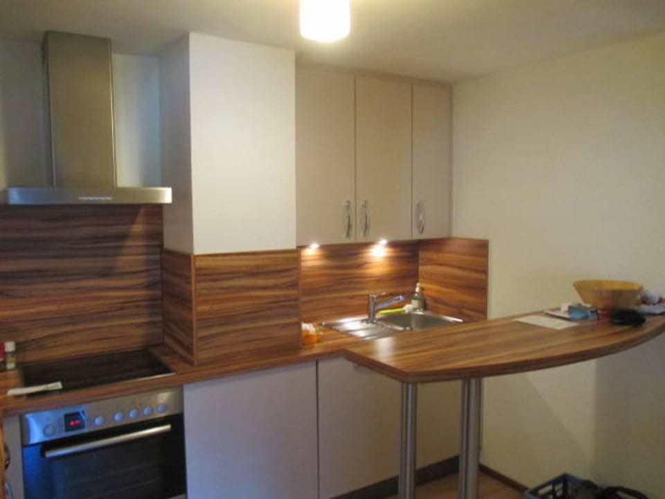 Küche, 1 Apartments Tannheim