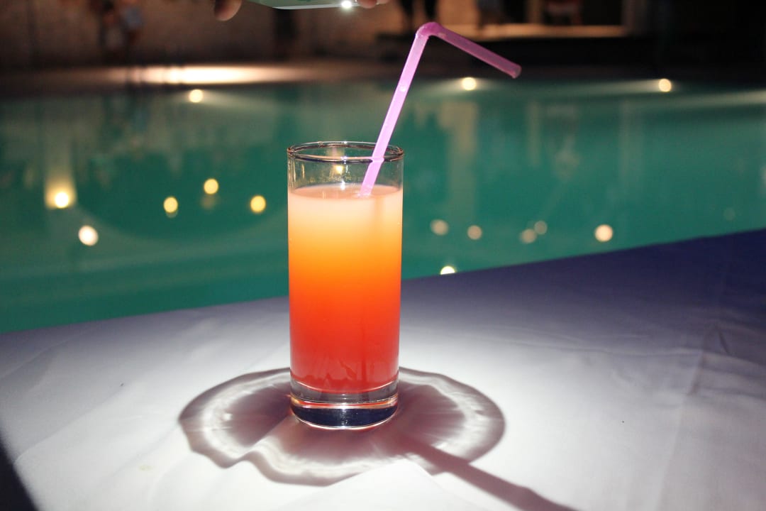 Relaxing by the pool Hotel Portes Beach