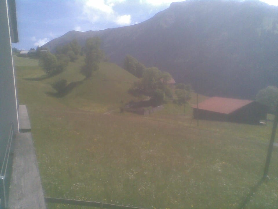 Blick zum Berg vom Balkon her Ferienanlage Pany