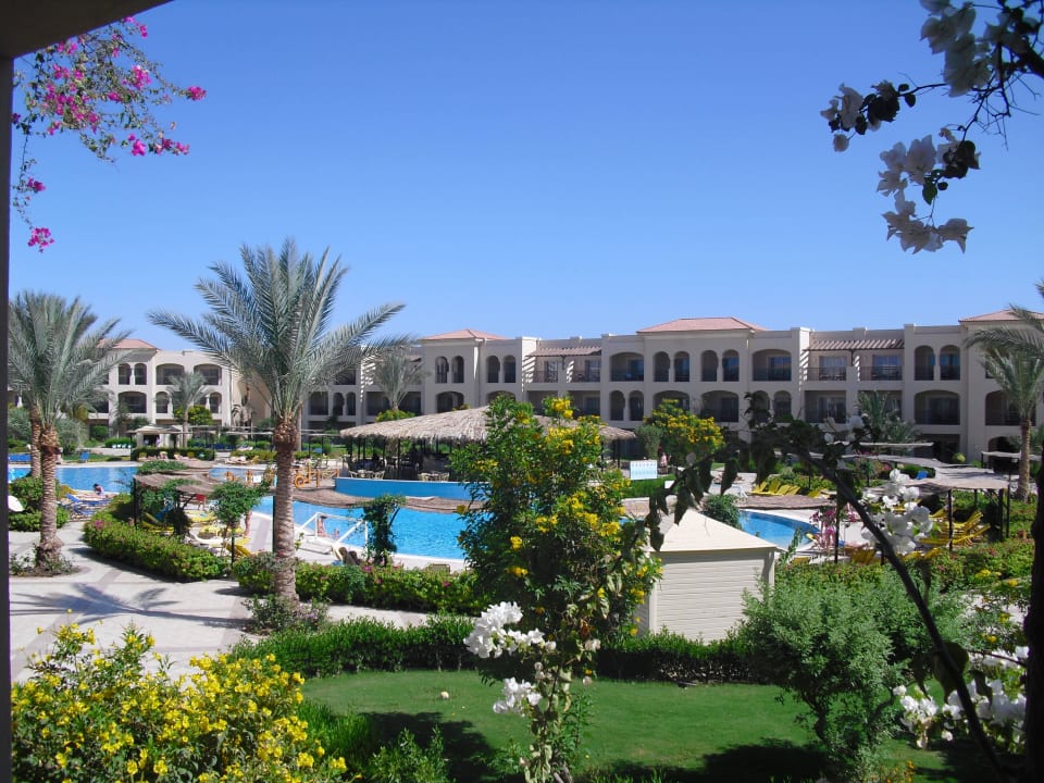 Unser Blick vom Balkon Jaz Mirabel Park & Club