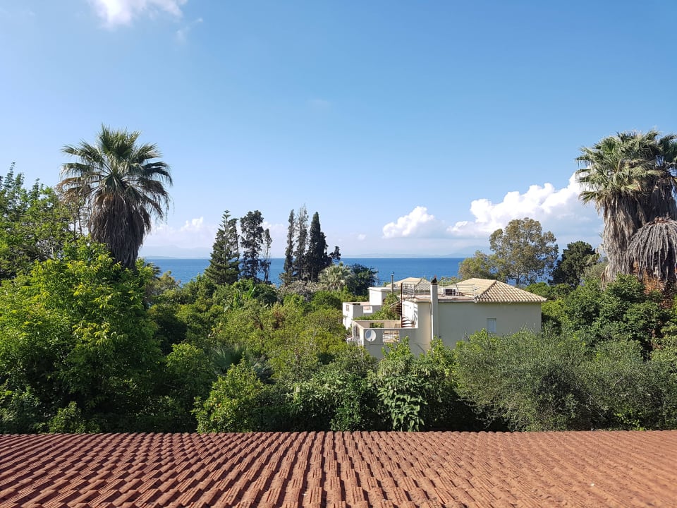 Blick vom Balkon - Zimmer mit Meerblick Hotel Penelope