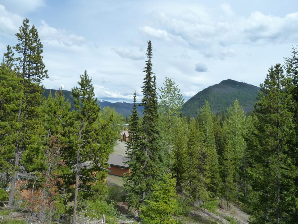Einzelhäuser in die Natur eingefügt. Hotel Manning Park Resort