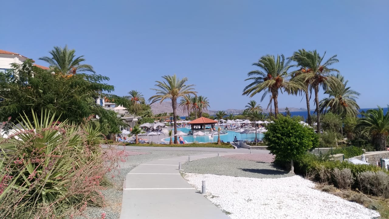 Gartenanlage Rodos Princess Beach Hotel & Spa
