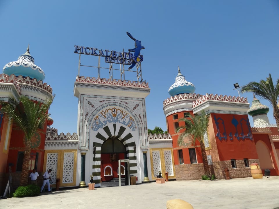 Hotel Eingang Pickalbatros Alf Leila Wa Leila Resort - Neverland Hurghada