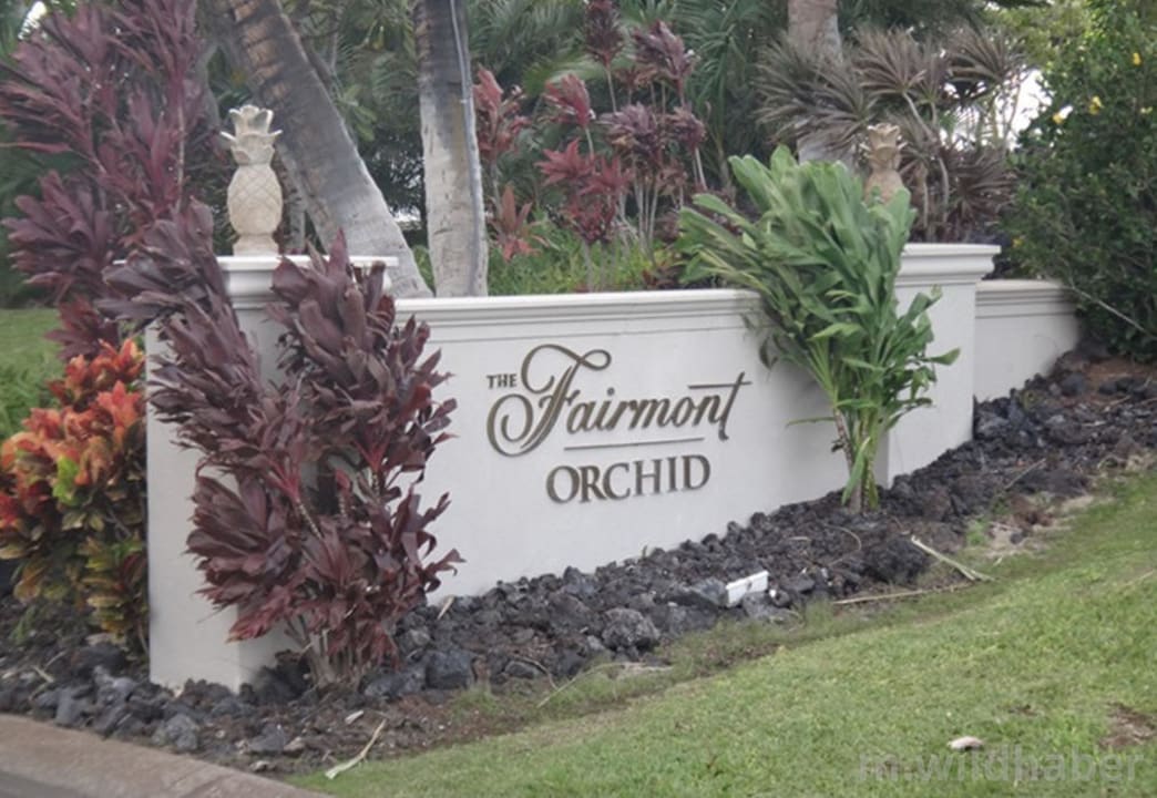 Eingang Hotel The Fairmont Orchid Hawaii