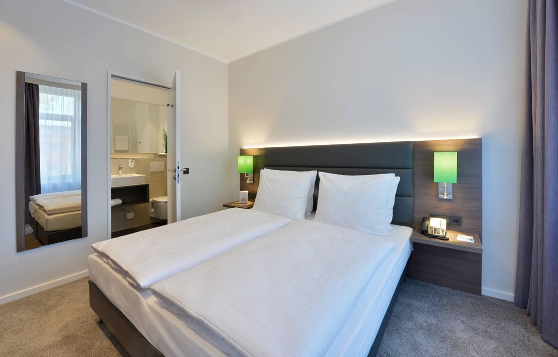 Premium Appartement_Schlafbereich appartello - smarttime living Hamburg