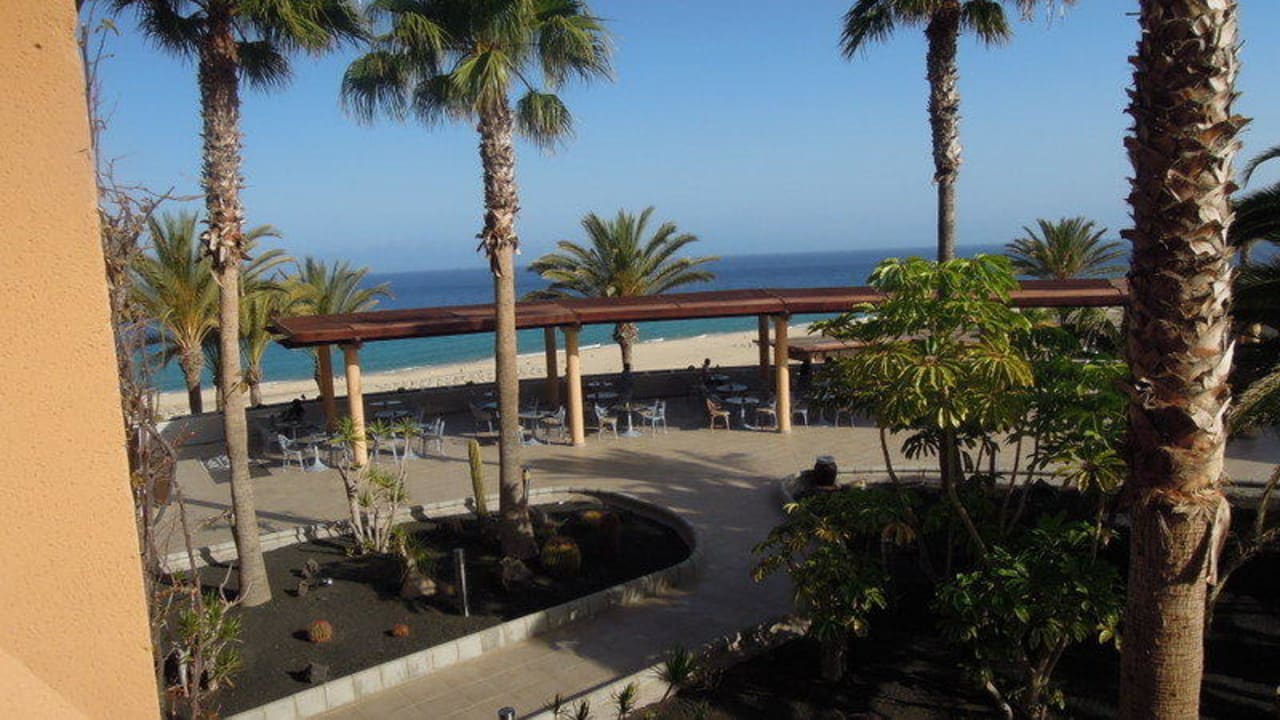 Ankunft 1ster Blick nach draußen Iberostar Selection Fuerteventura Palace