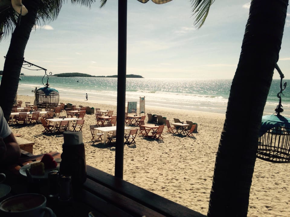 Beim Frühstück Banana Fan Sea Resort