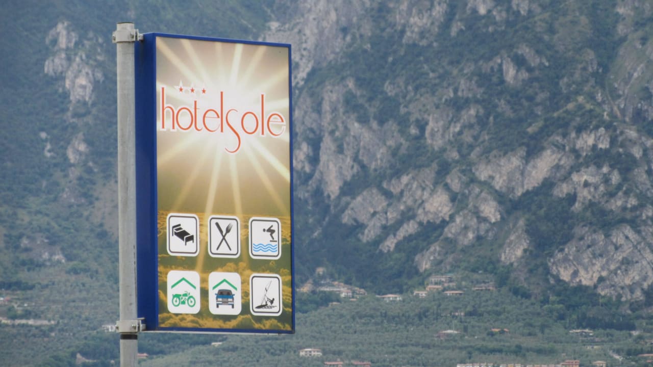 Hinweistafel Hotel Sole