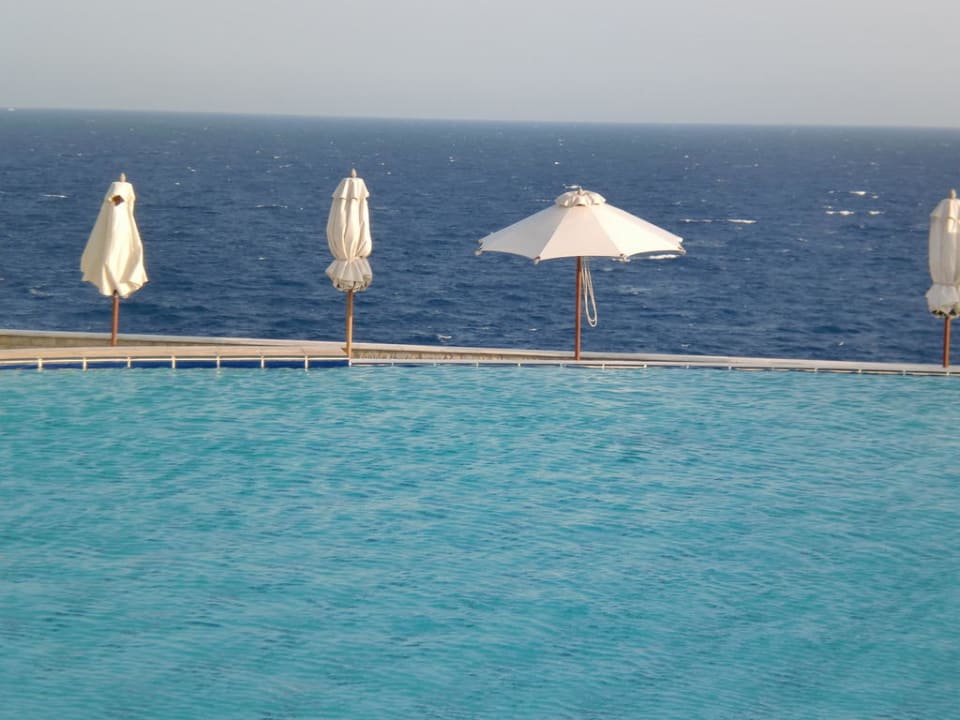 Pool und dahinter das Meer! Hotel Kalithea Horizon Royal