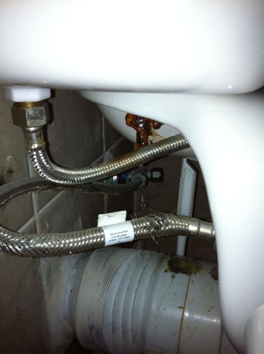 Defekte Toilette Malikia Resort Abu Dabbab