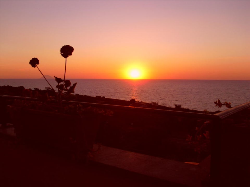 Ausblick beim Abendessen Hotel Cannamele Resort