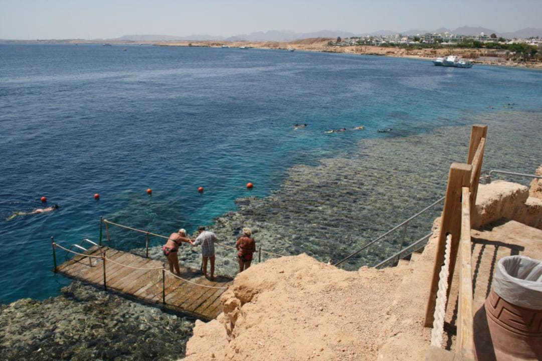 widok z "plaży" Sharm Plaza