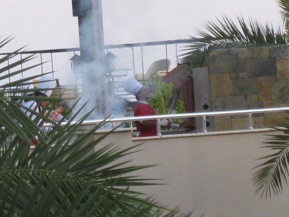 Grillplatz im Hauptrestaurant Sherwood Exclusive Lara