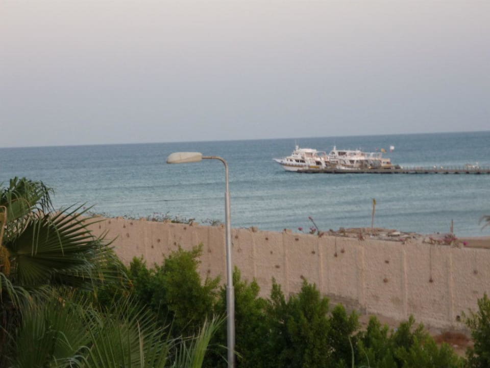 Blick von unserem Balkon Pickalbatros Palace Resort