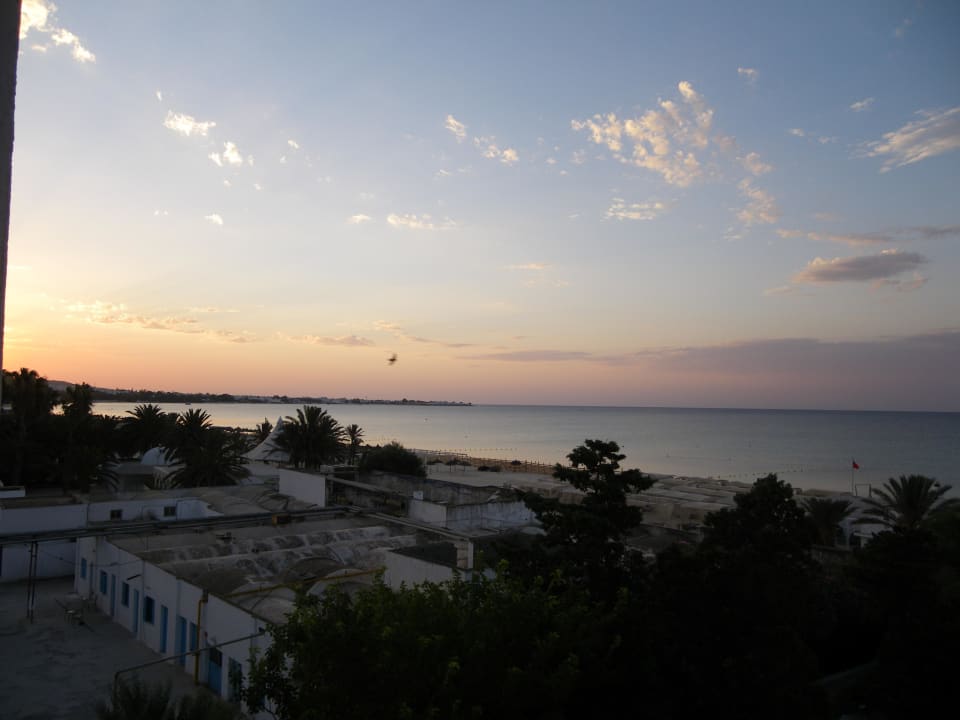 Ausblick nach links - Richtung Hammamet The Orangers Beach Resort and Bungalows