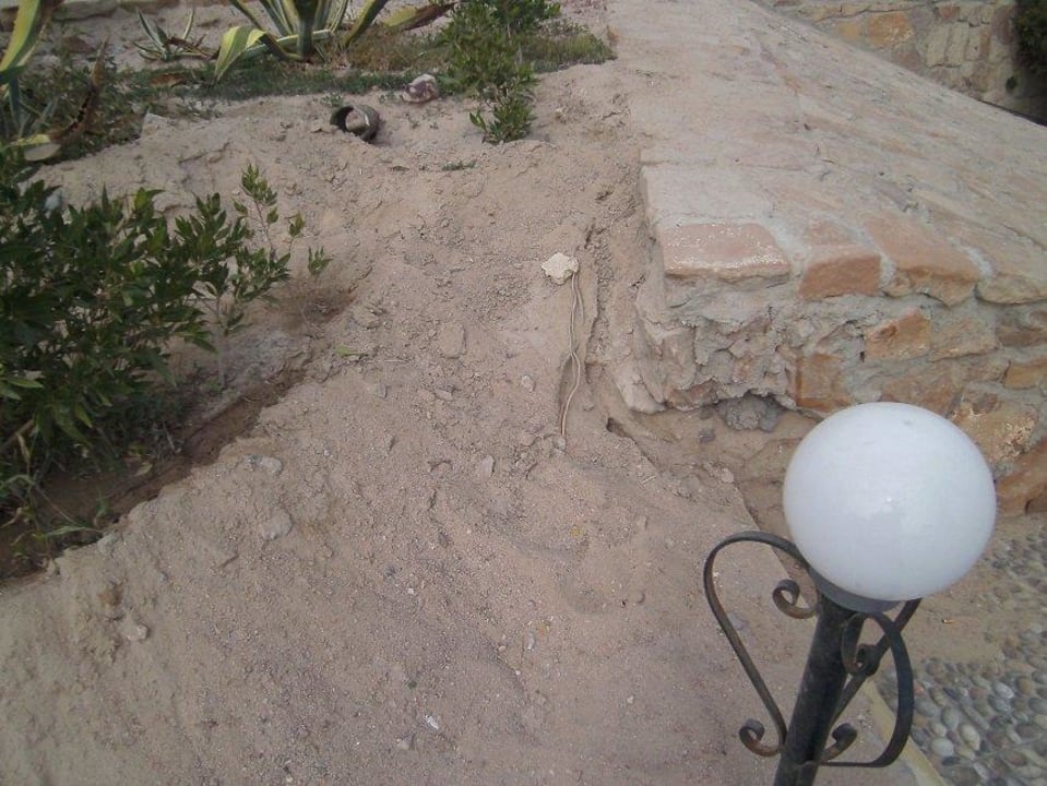 Offene Kabel direkt vor dem Rutschenpool! Siva Golden Bay Makadi