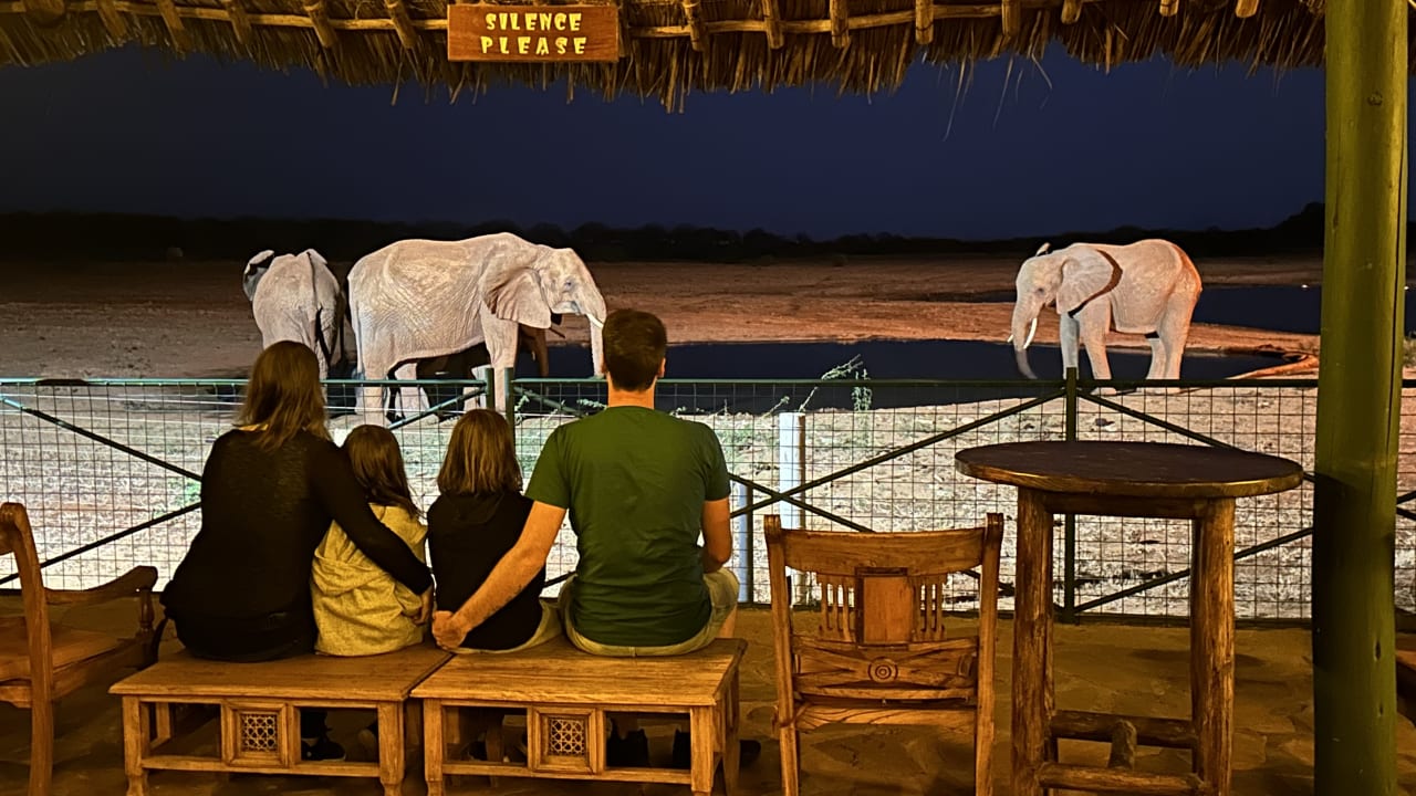 Ausblick Voi Wildlife Lodge