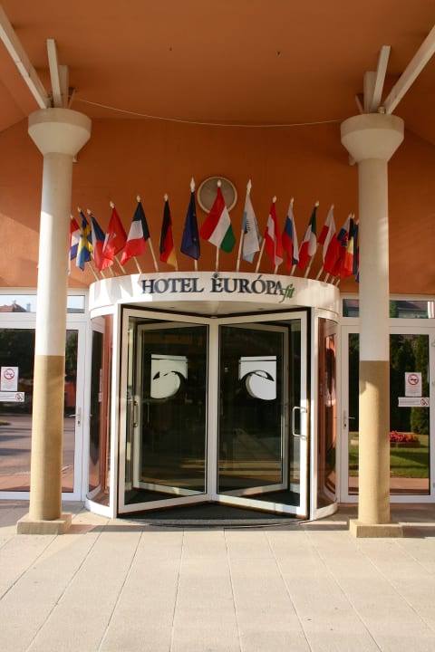 Der Eingang Hotel Europa Fit Superior Hévíz