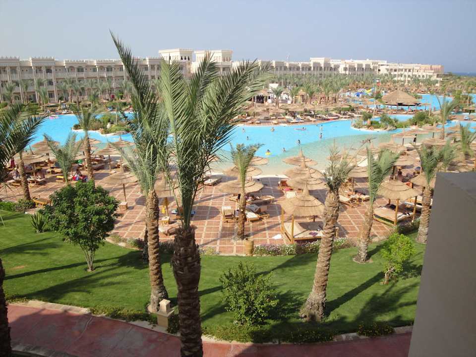 Ausblick von unseren Zimmer Pickalbatros Palace Resort