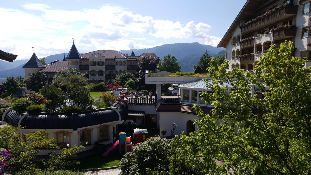 Blick vom Balkon Wohlfühlresort Peternhof