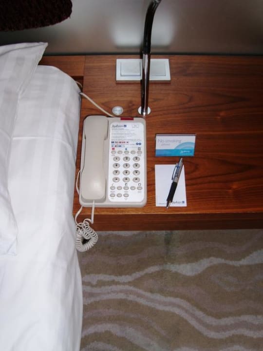 Ein sehr altes Zimmertelefon! Radisson Blu Hotel Köln