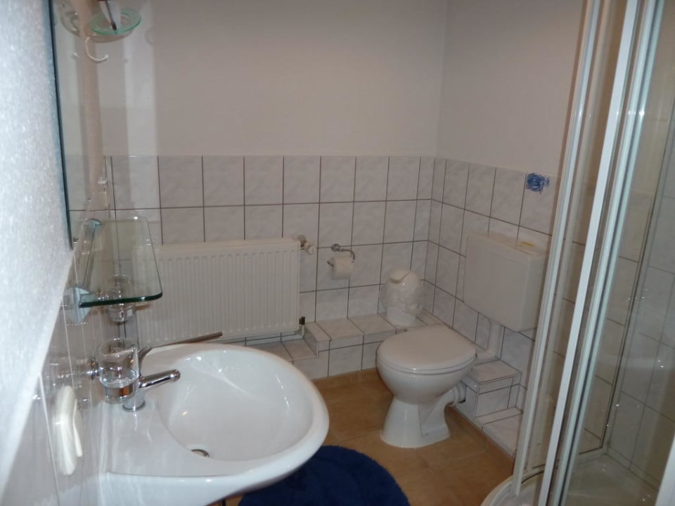 Das Badezimmer Radlerpension Dömitz