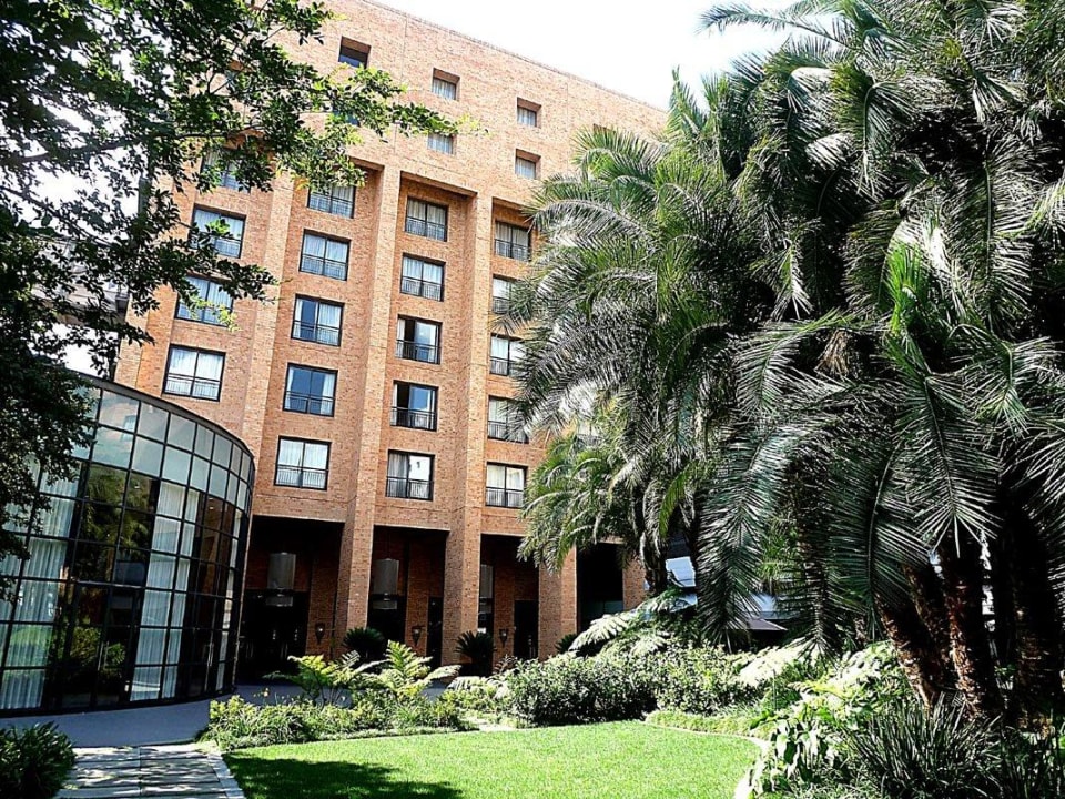Blick vom Garten Hotel Hyatt Regency Johannesburg