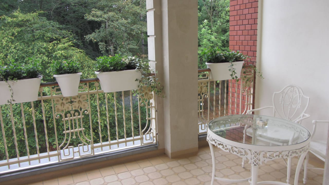 Balkon große Suite Villa Vier Jahreszeiten