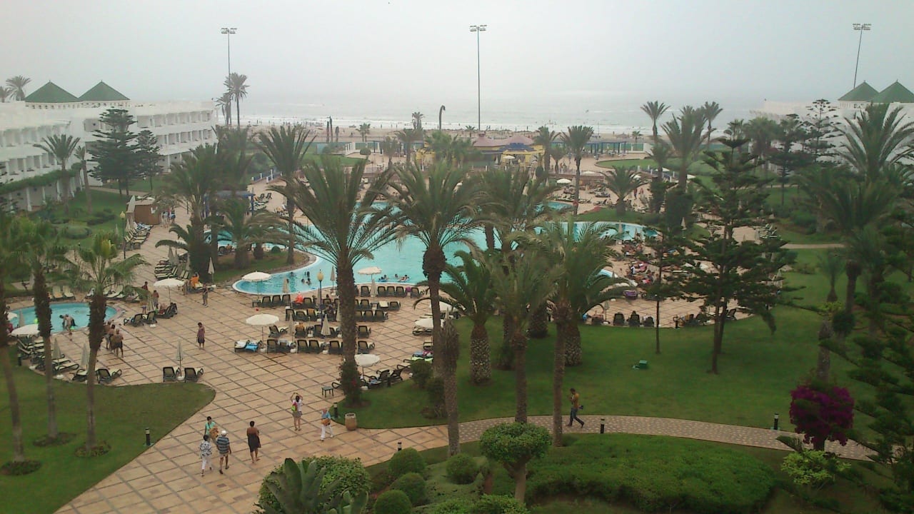 Ausblick aus unserem Zimmer Iberostar Waves Founty Beach