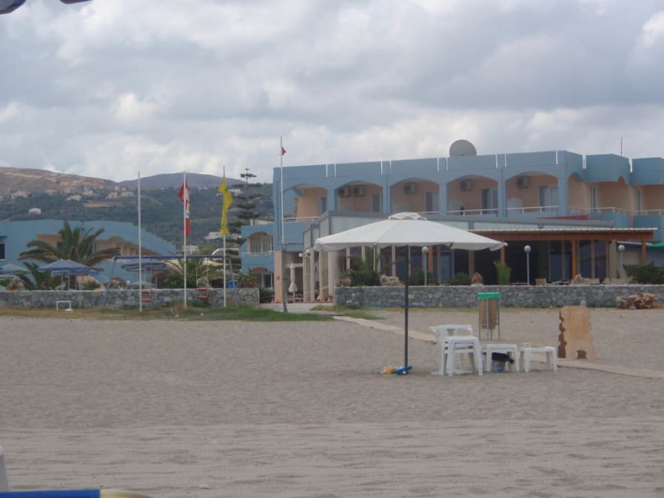 Hotel vom Strand aus Hotel Kathrin Beach