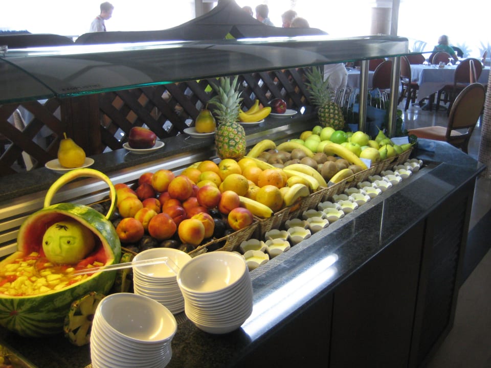 Obstbuffet Mittags Hotel Kalithea Horizon Royal