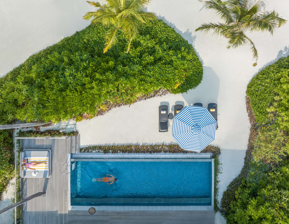 Ausblick Le Meridien Maldives Resort & Spa
