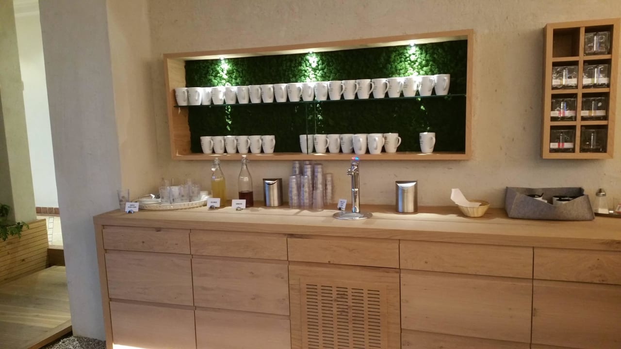 Getränke im Wellnessbereich Genussdorf Gmachl - Hotel & Spa