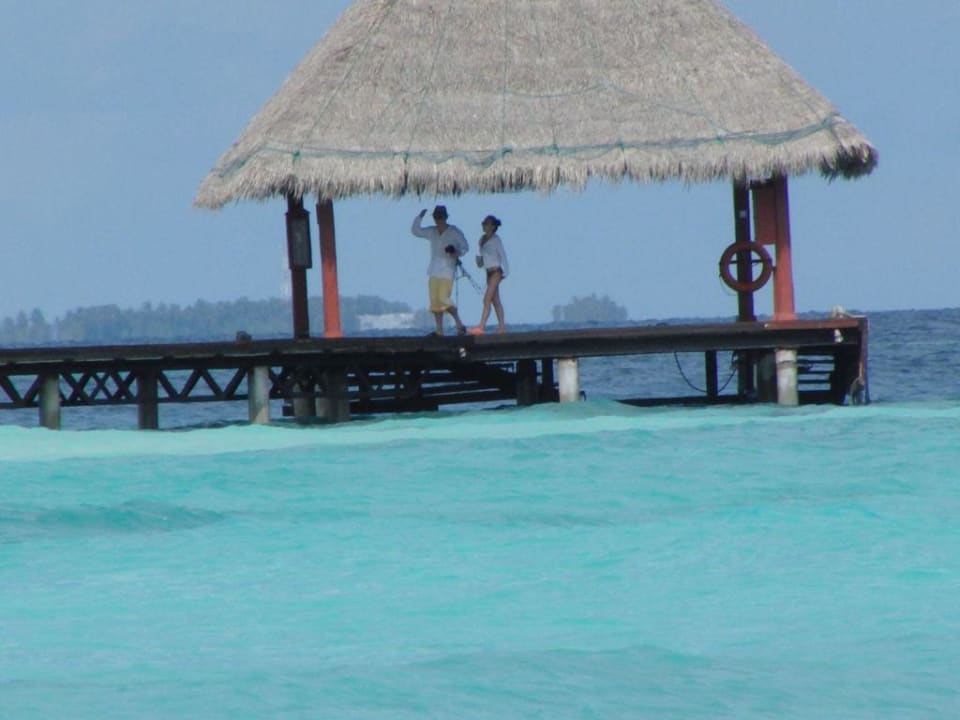 Jetty wo man ankommt Adaaran Club Rannalhi - All Inclusive