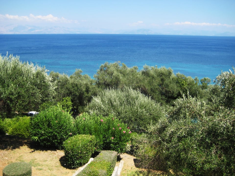 Blick vom Balkon Aeolos Beach Resort