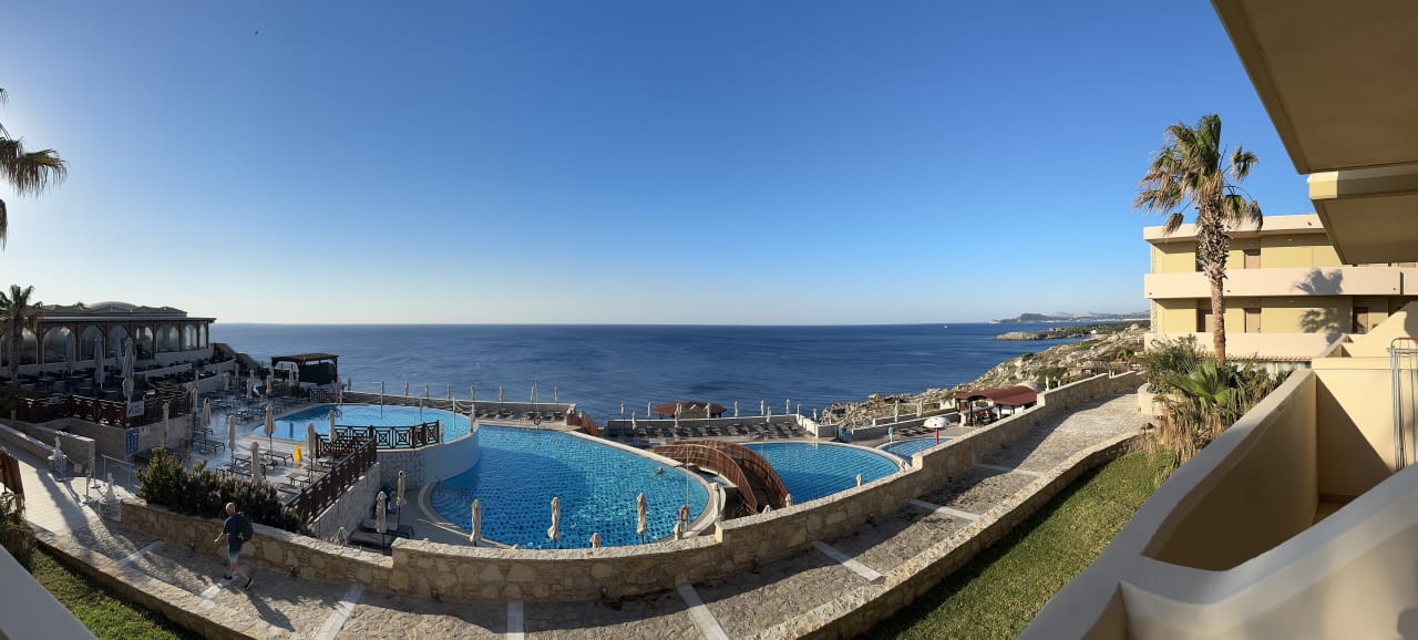 Ausblick Hotel Kalithea Horizon Royal