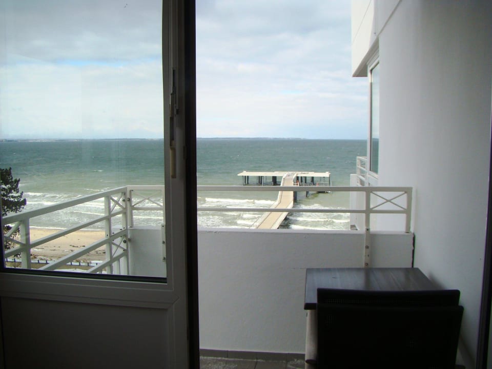 Blick aus dem Fenster des Zimmers 507 Hotel Bellevue