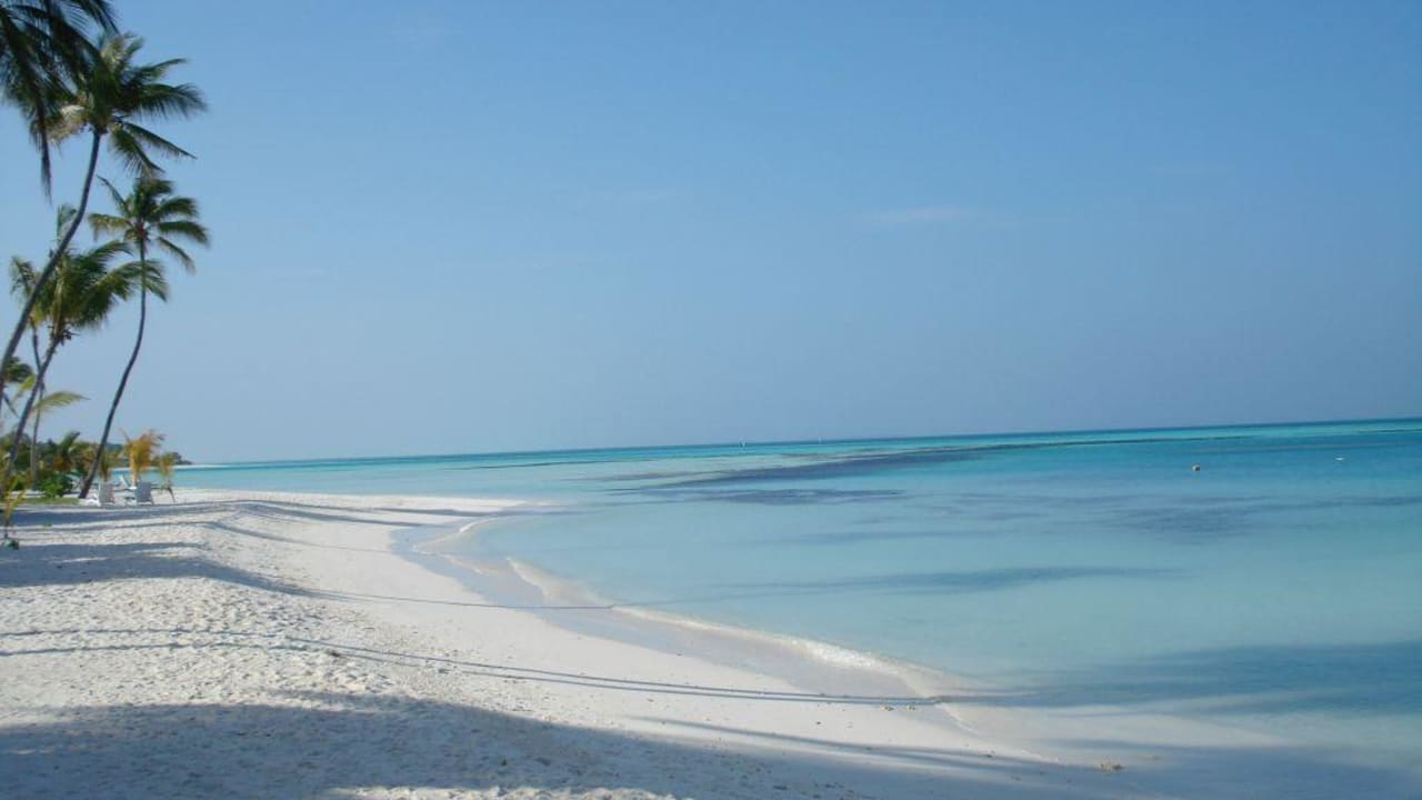 Aussicht von der Westseite der Insel Meeru Maldives Resort Island