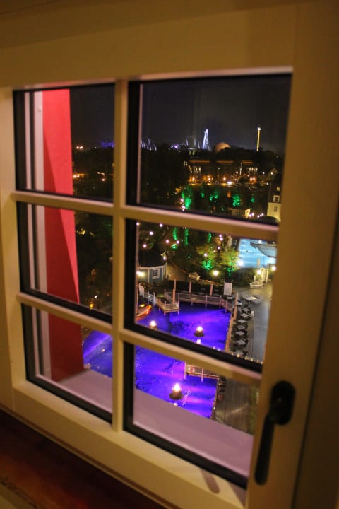 Ausblick von der Suite aus Hotel Bell Rock Europa-Park