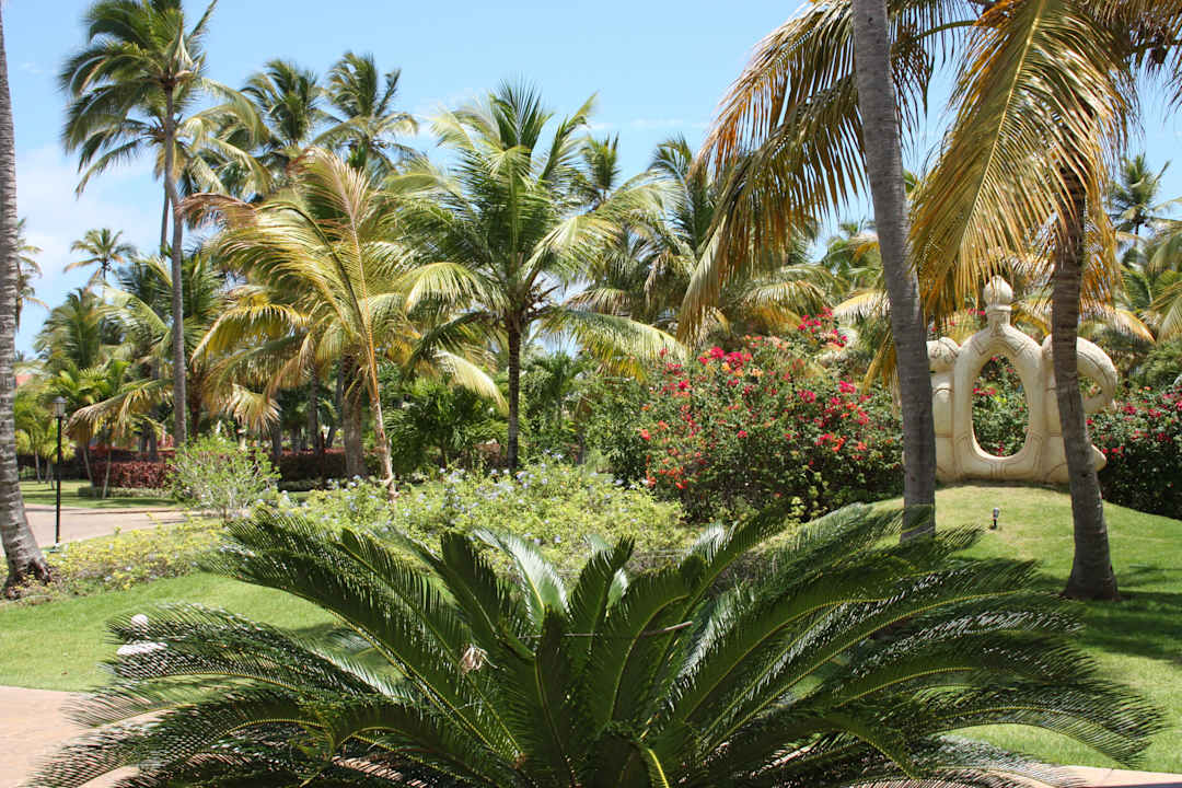 Ausblick von der Lobby aus Punta Cana Princess All Suites Resort & Spa