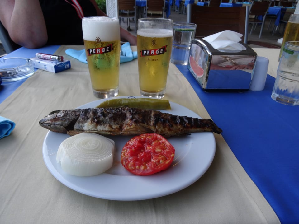 Gegrillter Fisch Hotel Süral Resort