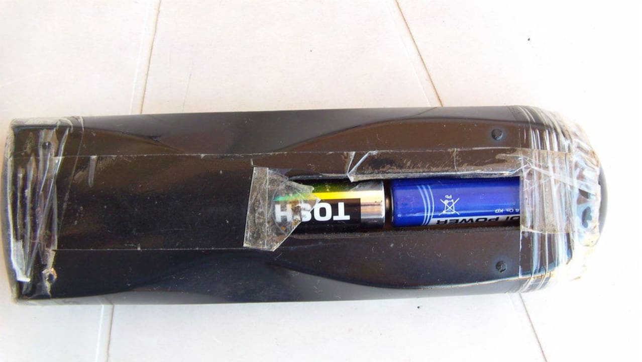 Fernbedienung TV total versifft MPM Hotel Astoria