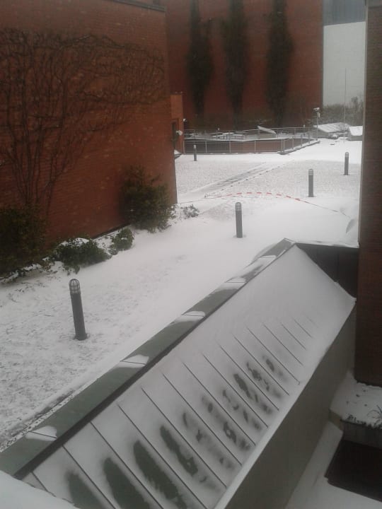 Ausblick auf den ruhigen Innenhof Hotel Berliner Hof